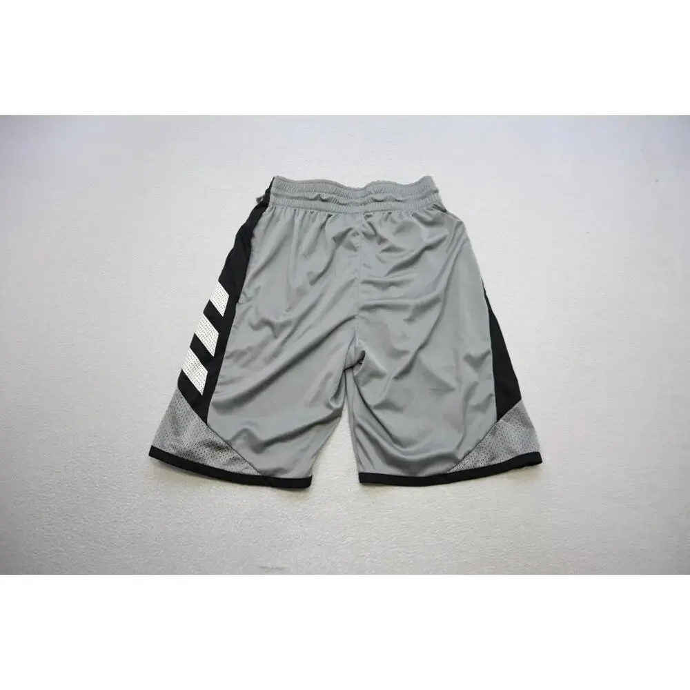 Adidas‎ Gym Shorts Basketball Gray Athletic Performance W/Pockets Mens Sz Small